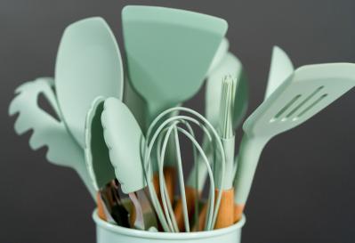 OEM Home Kitchen Tools Heat Resistant Food Service Spoon Silicone Silicone Rice Spoon
